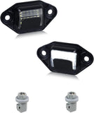 RUXIFEY License Plate Lights Tag Lamp Assembly with Socket Compatible with Ford E150 E250 E350 E450 E550 Super Duty Econoline Pickup Truck