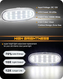 NDRUSH LED Interior Door Lights Door Panel Courtesy Light Assembly Compatible with Dodge Ram 1500 2500 3500 4500 5500 Chrysler Aspen