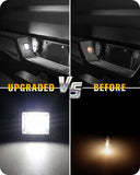NDRUSH LED License Plate Lights Tag Lamp Assembly with Socket Compatible with Ford F150 2015 2016 2017 2018 2019 2020