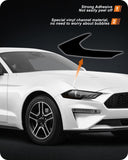 NDRUSH Headlight Side Marker Tint Vinyl Head Light Tint Film Precut Overlay Wrap Cover Compatible with 2018-2021 Ford Mustang
