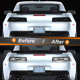 NDRUSH Blackout Taillight Vinyl Tint Film Precut Overlays Tail Light Wrap Cover Compatible with 2014 2015 Chevy Camaro