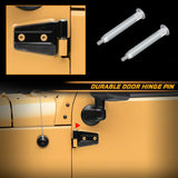 NDRUSH Door Hinge Pin Repair Kits Compatible with 2007-2018 Jeep Wrangler, Pack of 4