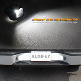 RUXIFEY LED License Plate Lights Rear Lamp Lens Assembly Replacement Compatible with Frontier Titan Xterra Armada Suzuki Equator