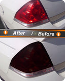 NDRUSH Blackout Tail Light Tint Vinyl Tint Film Precut Rear Light Overlay Wrap Cover Compatible with 2006 2007 2008 2009 2010 2011 2012 2013 Chevrolet Impala