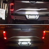 NDRUSH LED License Plate Light Lamp Compatible with 2015 to 2020 Ford F150, 2017 2018 2019 2020 F150 Raptor, 6000K White, Pack of 2