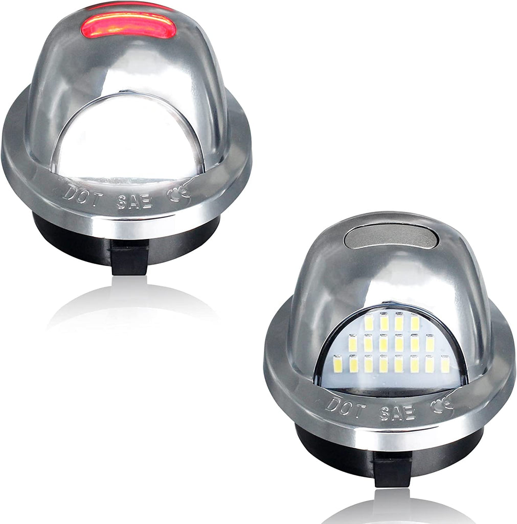 License Plate Lights LED License Plate Light Compatible With 2003