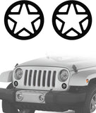 NDRUSH Front Turn Signal Lights Tint Vinyl Tint Film Precut Overlay Wrap Cover Compatible with 2007-2017 Jeep Wrangler 2018 Wrangler JK