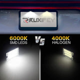RUXIFEY LED License Plate Light Tag Lights Compatible with Dodge Durango 2014-2020 Pickup Truck, 6000K White, Pack of 2