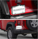 RUXIFEY LED License Plate Lights Tag Lamp Replacement Compatible with 2007 to 2018 JK Wrangler, 6500K White