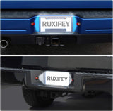 RUXIFEY LED License Plate Lights with Red OLED Neon Tube Compatible with Ford F150 F250 F350 F450 F550 Superduty Ranger Explorer Bronco Excursion Expedition, 6500K White, Pack of 2